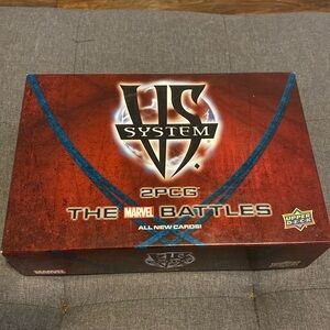 Upper Deck VS System 2PCG The Marvel Battles 2 Player Card Game *Complete Set*
